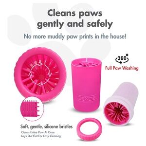 Dex Pink Dog Paw Cleaner